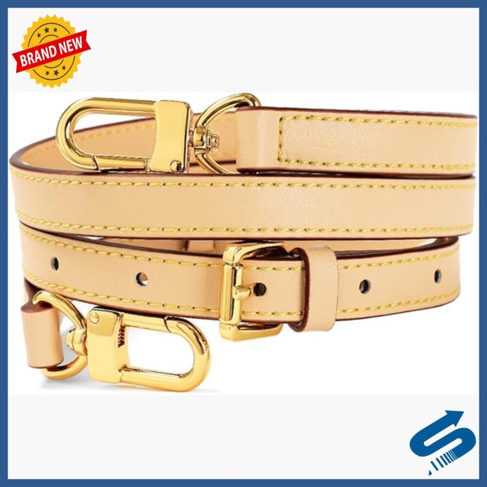 Adjustable Leather Crossbody Strap Replacement for Handbags, 43-52 Inches